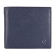 Мужской кожаный кошелек Brampton London Plutus Navy (Синий)