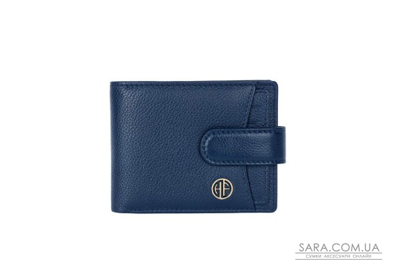 Мужской кожаный кошелек Hammonds Flycatcher HF502 Blue (Синий)