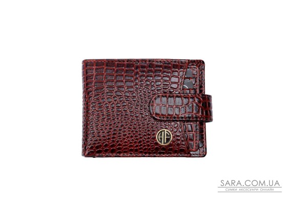 Мужской кожаный кошелек Hammonds Flycatcher HF502 Croc Brown (Коричневый)
