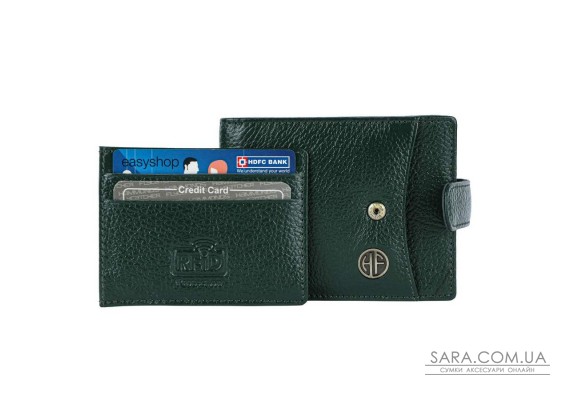 Мужской кожаный кошелек Hammonds Flycatcher HF502 Green (Зеленый)