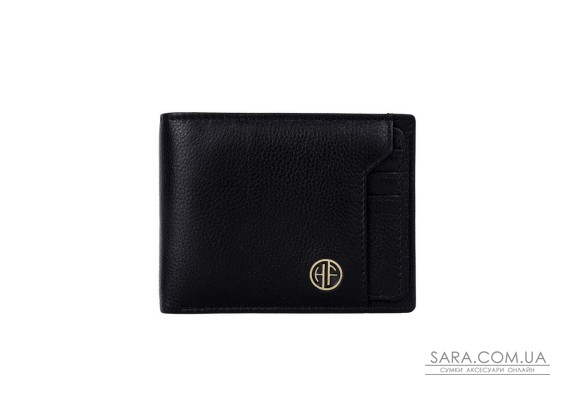 Мужской кожаный кошелек Hammonds Flycatcher HF577 Black (Черный)