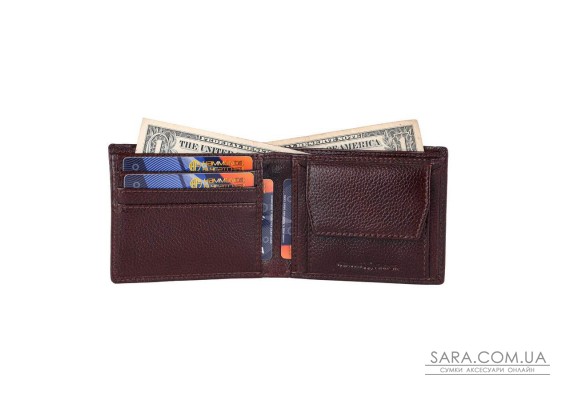 Мужской кожаный кошелек Hammonds Flycatcher HF577 Brown (Коричневый)