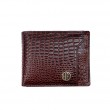 Мужской кожаный кошелек Hammonds Flycatcher HF577 Croc Brown (Коричневый)