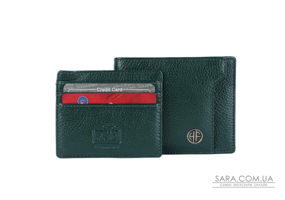Мужской кожаный кошелек Hammonds Flycatcher HF577 Green (Зеленый)