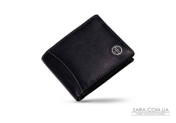 Мужской кожаный кошелек Hammonds Flycatcher HF592 Black (Черный)