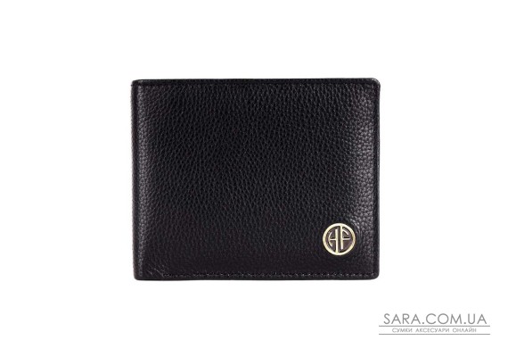 Мужской кожаный кошелек Hammonds Flycatcher HF594 Black (Черный)
