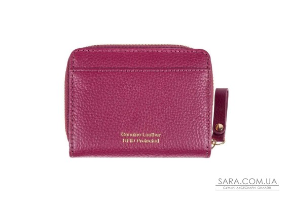 Женский кожаный кошелек Ashwood Y50 Rasberry (Малиновый)