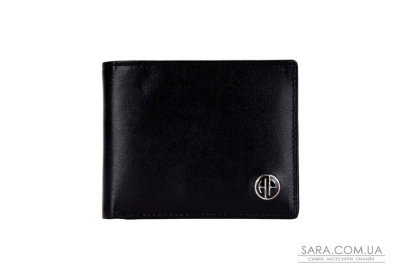 Мужской кожаный кошелек Hammonds Flycatcher HF595 Black (Черный)