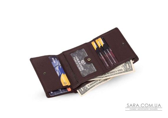 Мужской кожаный кошелек Hammonds Flycatcher HF597 Redwood Brown (Коричневый)