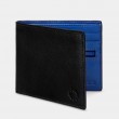 Мужской кожаный кошелек Yoshi Y2378 (Black/Blue)