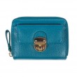 Женский кожаный кошелек Ashwood Y50 Turq (Синий)