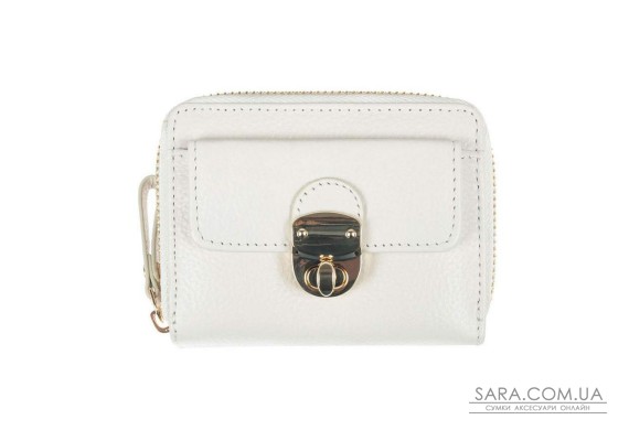Женский кожаный кошелек Ashwood Y50 White (Белый)