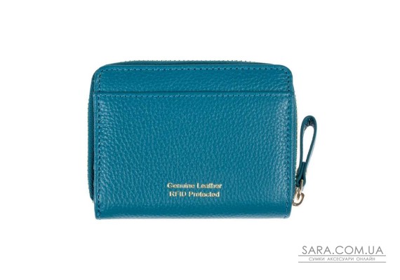 Женский кожаный кошелек Ashwood Y50 Turq (Синий)