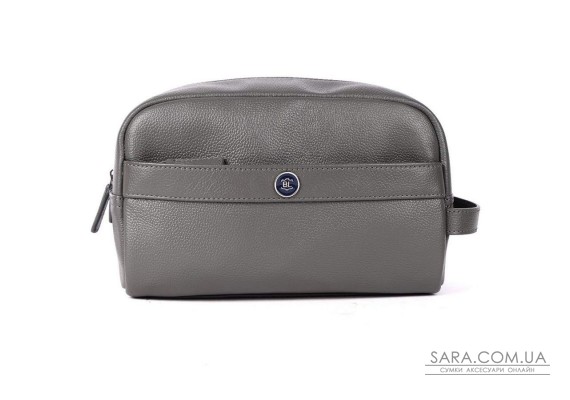 Несесер шкіряний Brampton London Aqualuxe Grey (Сірий)