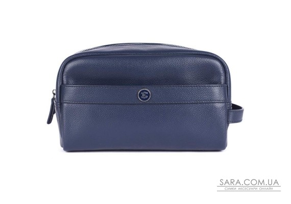 Несесер шкіряний Brampton London Aqualuxe Navy (Синій)