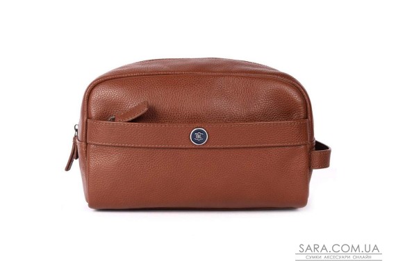 Несесер шкіряний Brampton London Aqualuxe Tan (Рудий)