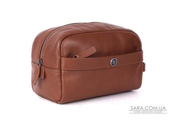 Несесер шкіряний Brampton London Aqualuxe Tan (Рудий)