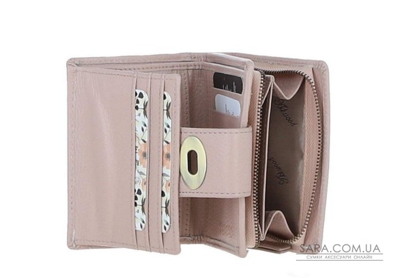 Женский кожаный кошелек Ashwood Y60 Beige (Бежевый)