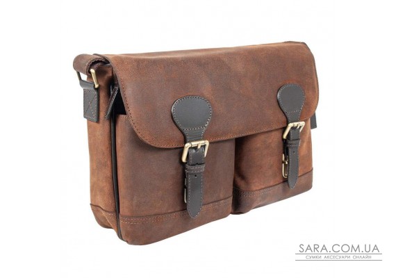 Cумка чоловіча для ноутбука 15,6 Ashwood Edward Oil Brown (Коричневий)
