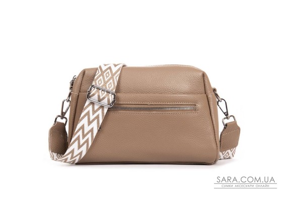 Сумка Шкіряна Жіноча Класична ALEX RAI 99122 khaki