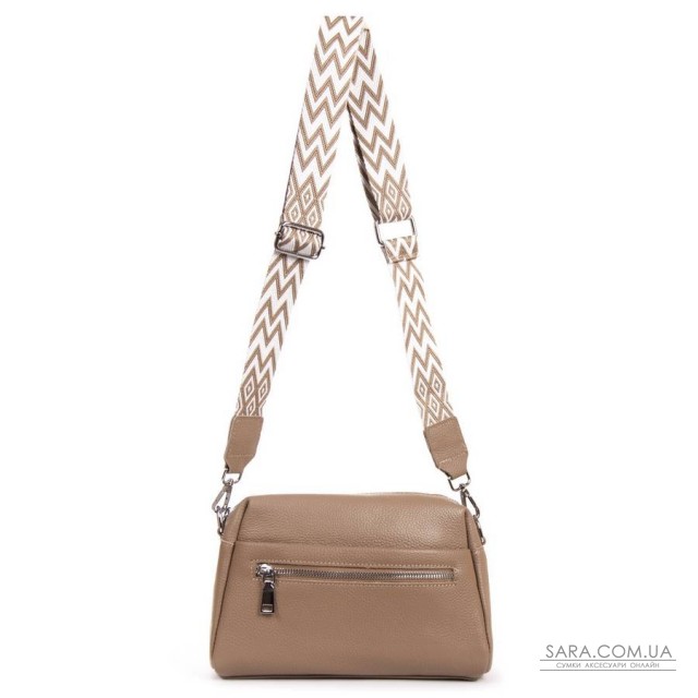 Сумка Шкіряна Жіноча Класична ALEX RAI 99122 khaki Сумка Шкіряна Жіноча Класична ALEX RAI 99122 khaki