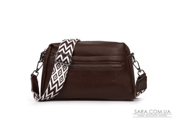 Сумка Шкіряна Жіноча Класична ALEX RAI 99122 brown