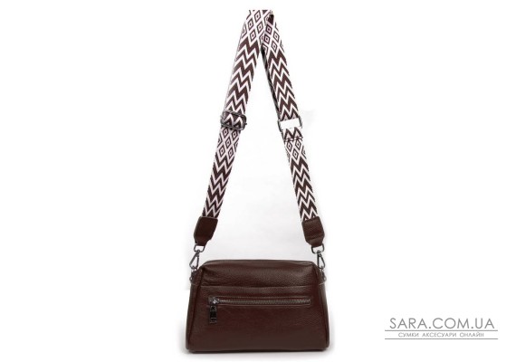 Сумка Шкіряна Жіноча Класична ALEX RAI 99122 brown