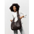 Женская сумка Sambag HOBO WEAVE шоколад