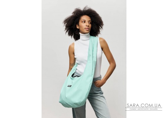 Женская сумка Sambag HOBO WEAVE мята