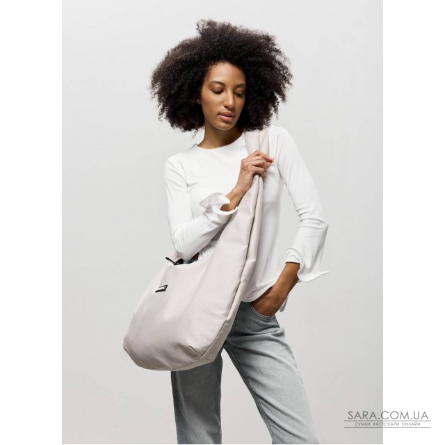 Женская сумка Sambag HOBO WEAVE серый шелк Женская сумка Sambag HOBO WEAVE серый шелк