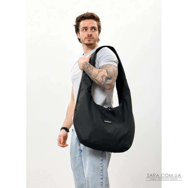 Мужская сумка Sambag HOBO WEAVE черный Мужская сумка Sambag HOBO WEAVE черный