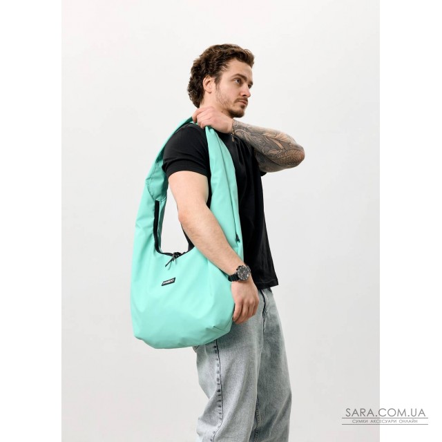 Мужская сумка Sambag HOBO WEAVE мятный Мужская сумка Sambag HOBO WEAVE мятный