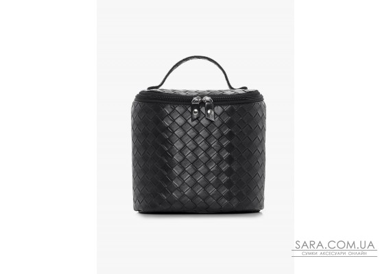 Жіноча косметичка Sambag Candy Box структурна чорна