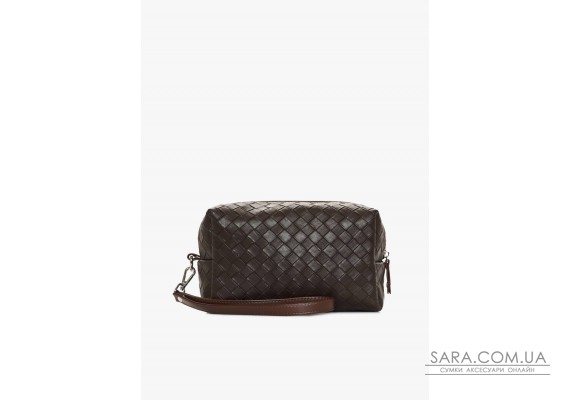 Жіноча косметичка Sambag Candy структурна шоколад