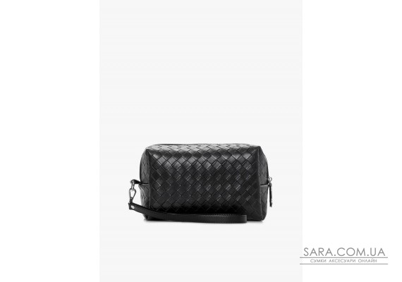 Жіноча косметичка Sambag Candy структурна чорна