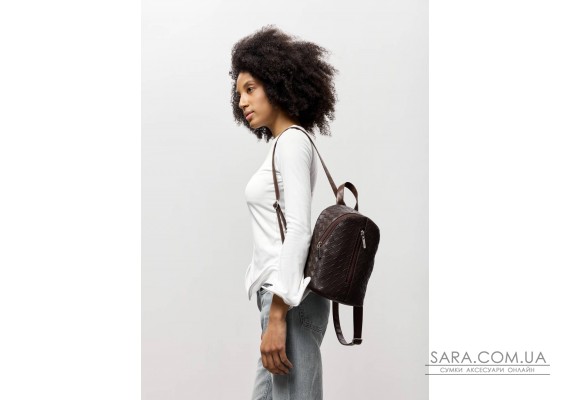 Женский мини-рюкзак Sambag Mane шоколад