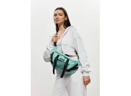 Велика жіноча поясна сумка бананка Sambag DynamicDart м'ятна