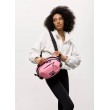 Женская сумка через плечо бананка Sambag Flex Pro розовая