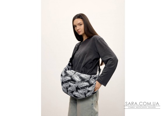 Женская сумка Sambag HOBO с принтом "Palm"