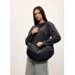 Женская сумка Sambag HOBO Bag-glove черная тканевая