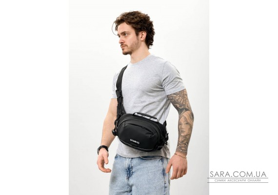 Мужская сумка через плечо бананка Sambag Flex Pro оxford