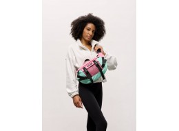 Велика жіноча поясна сумка бананка для планшета Sambag DynamicDart рожева