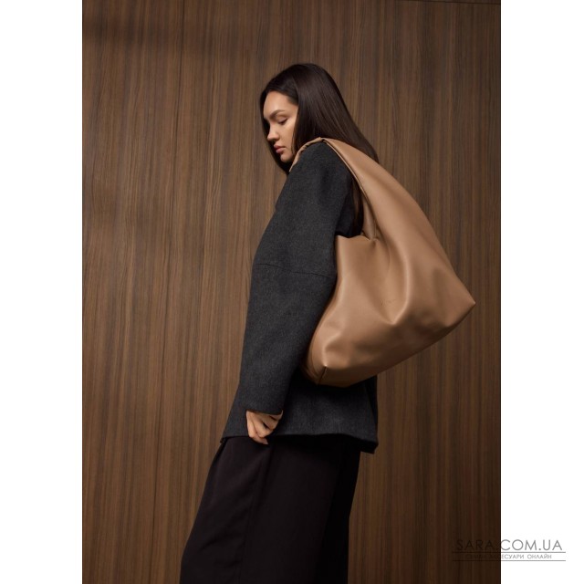 Женская сумка Sambag HOBO L кофейный Женская сумка Sambag HOBO L кофейный