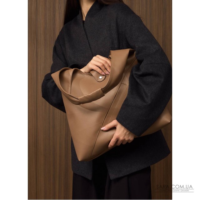Женская сумка Sambag HOBO M кофейный Женская сумка Sambag HOBO M кофейный