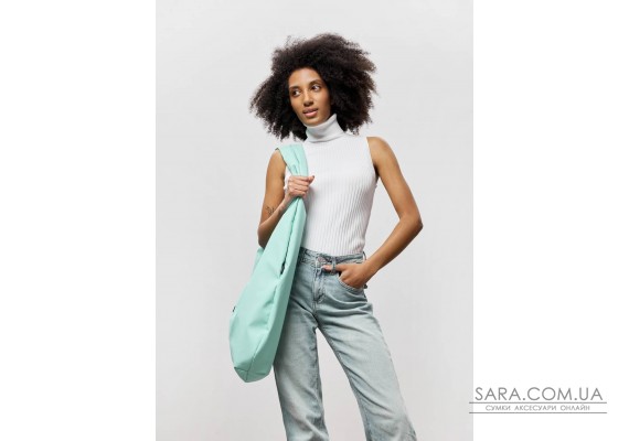 Женская сумка Sambag HOBO WEAVE мята
