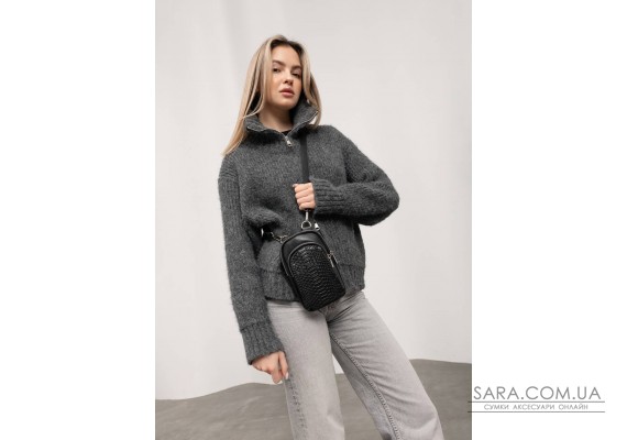 Женская сумка Sambag Modena с принтом крокодила