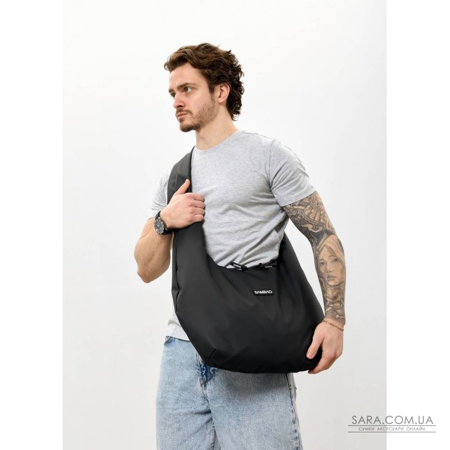 Мужская сумка Sambag HOBO WEAVE черный Мужская сумка Sambag HOBO WEAVE черный