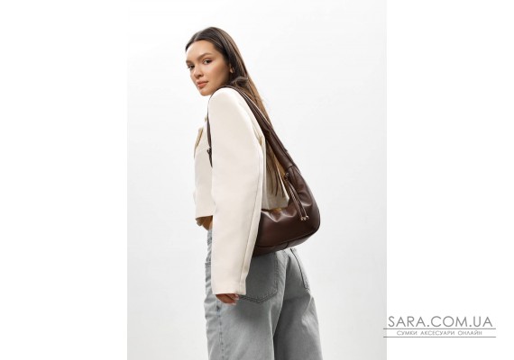Женская сумка Sambag HOBO S шоколад