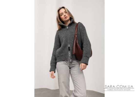 Женская сумка Sambag HOBO S бургунди.