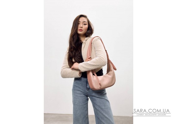 Женская сумка Sambag HOBO Mini пудра